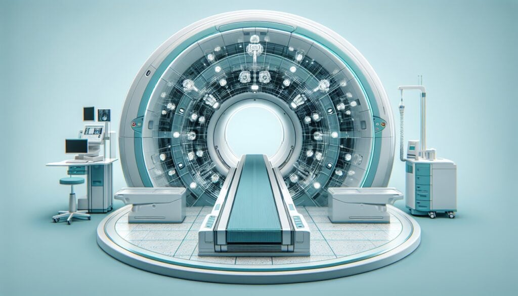 Advanced MRI scanner in a modern medical imaging facility for diagnostic excellence.