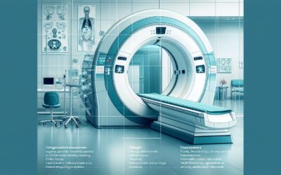 CT scan machine in a modern medical imaging room.