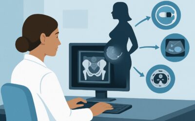 How Should You Image a Suspected Pelvic Stress Fracture During Pregnancy After Negative X-rays?