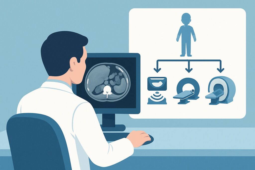 Imaging Suspected Abdominal Abuse in a Toddler: Which Study Does the ACR Recommend First?
