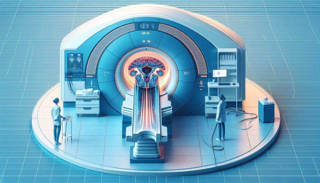 Advanced MRI machine in a modern medical imaging facility for diagnostic excellence.