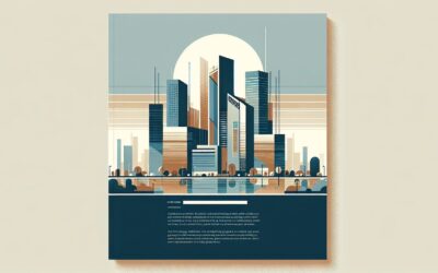 Modern city skyline with tall skyscrapers and urban landscape, representing business and economic gr.