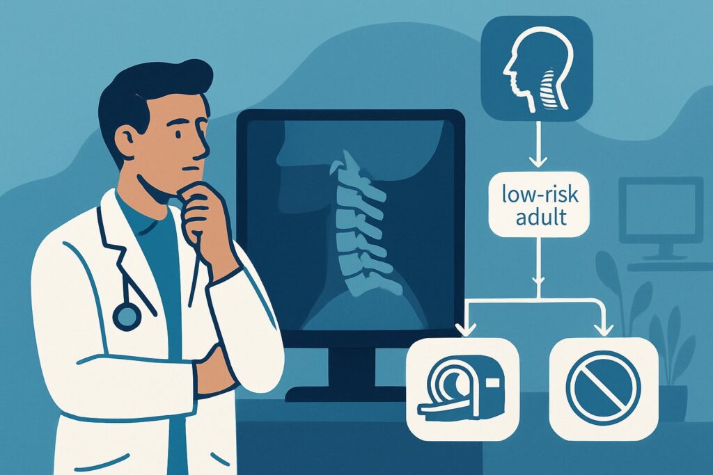 Should You Image a Low-Risk Adult After Acute Cervical Spine Trauma?