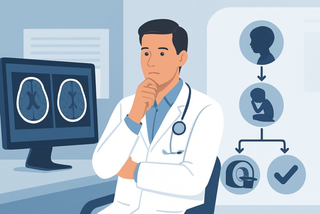 Should You Order a CT Scan for a Child with Intermediate-Risk Minor Head Trauma?