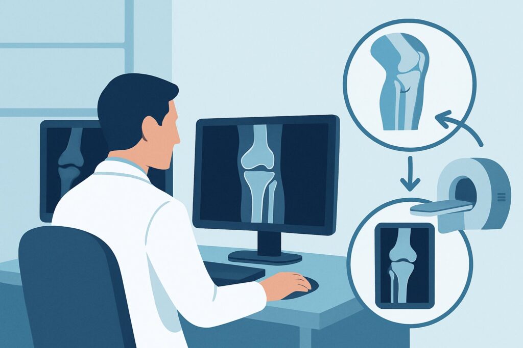 Should You Order MRI for Chronic Knee Pain with Signs of Prior Osseous Injury?