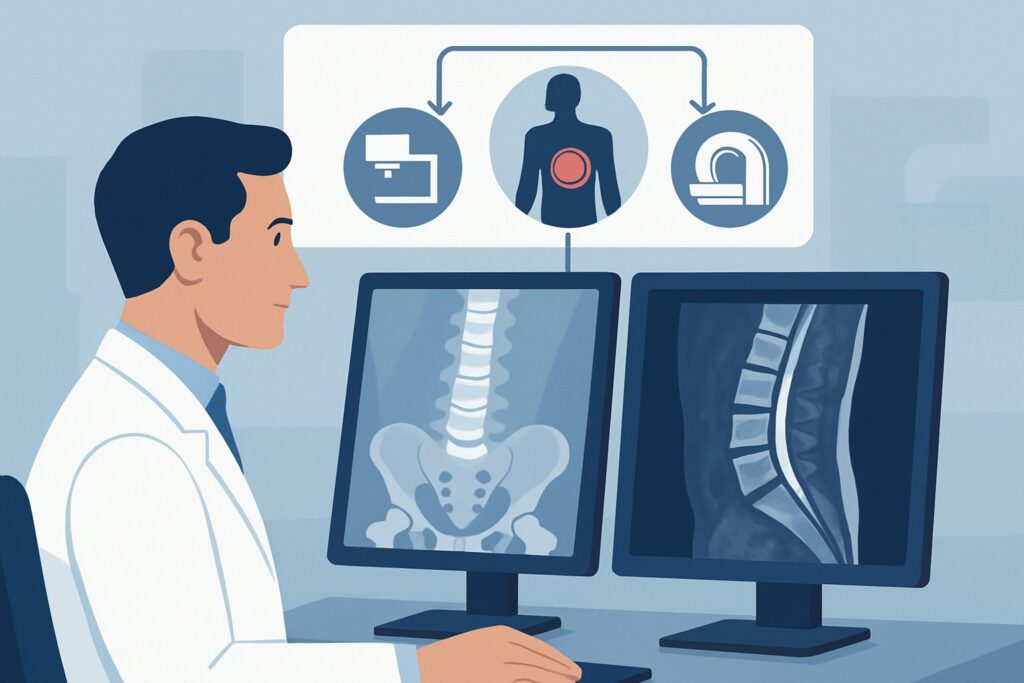 Should You Order Radiographs or MRI for New Low Back Pain After Surgery?