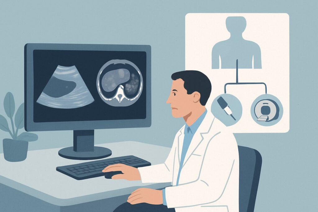 Should You Order Ultrasound or CT First for Jaundice with No Known Cause?