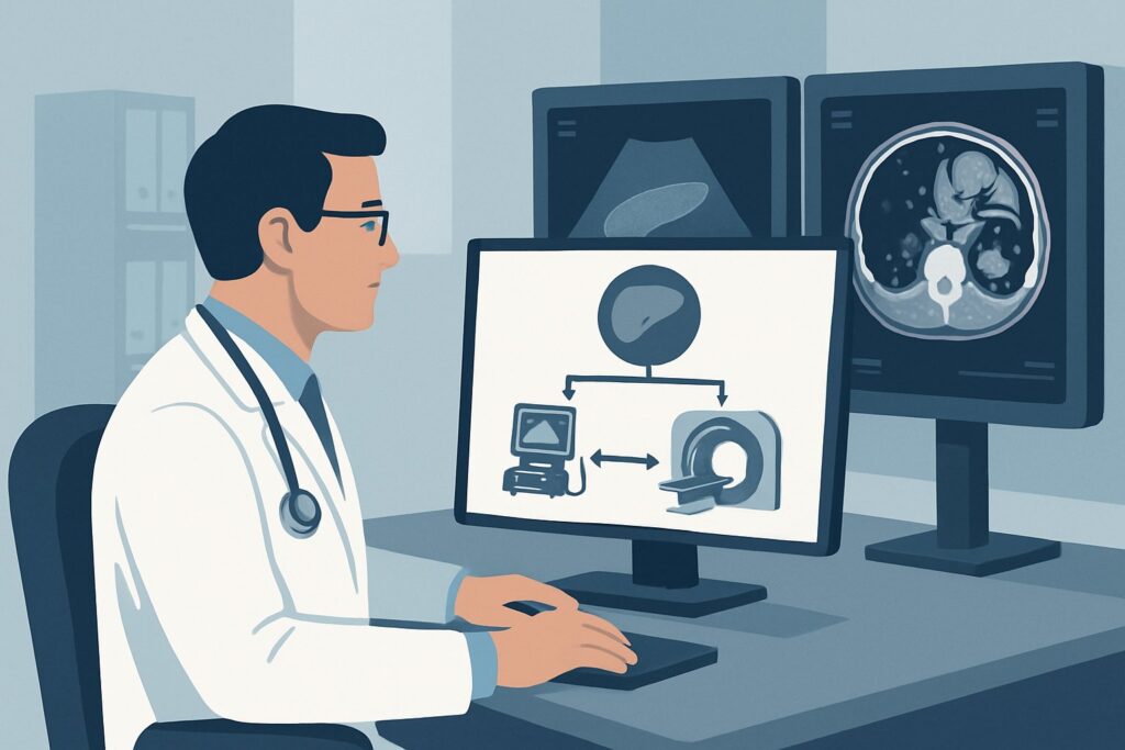 Should You Order Ultrasound or CT for Suspected Splenomegaly in Acute LUQ Pain?