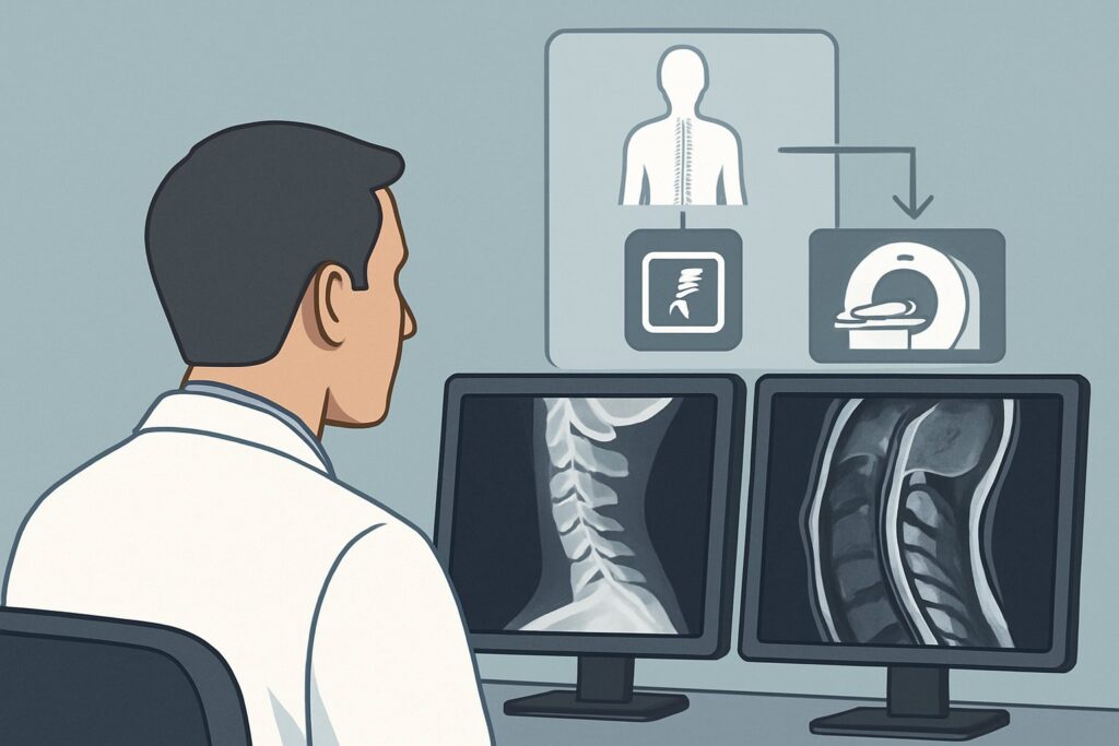 Should You Order X-Ray or MRI for Acute Cervical Radiculopathy in Adults?