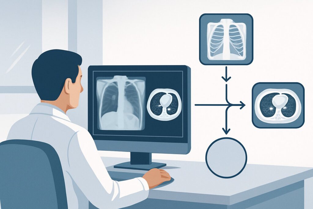 Suspected Occupational ILD on Radiograph: Why Is a Non-Contrast CT the Recommended Next Study?