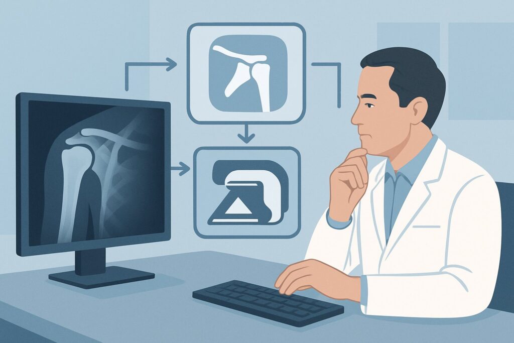 Suspected Rotator Cuff Tear: Is Ultrasound or MRI the Right Next Step After X-rays?