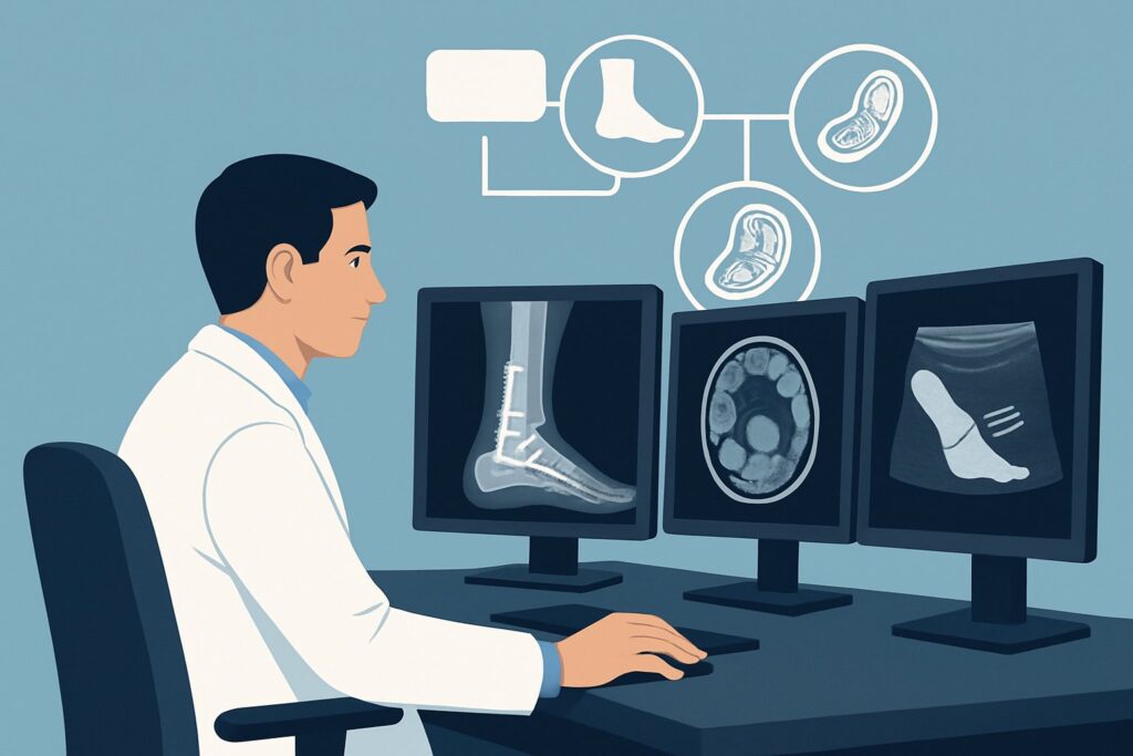 What Imaging Best Guides Treatment for Diabetic Foot Osteomyelitis with Hardware?