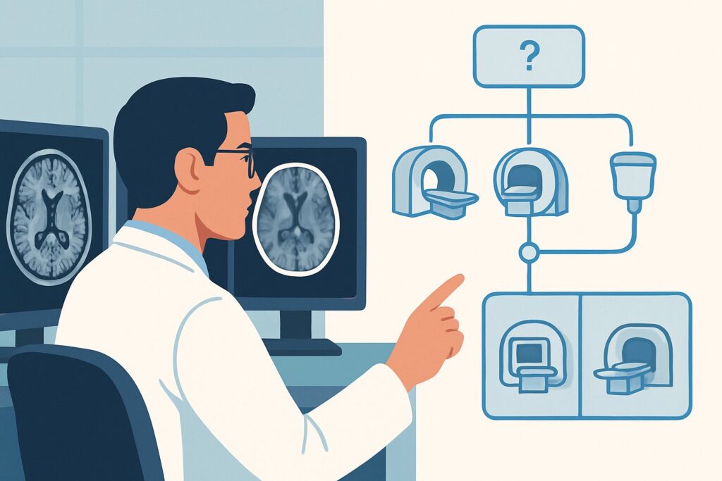 What Imaging Is Best for a Child with Vision Loss and Suspected Optic Pathway Tumor?