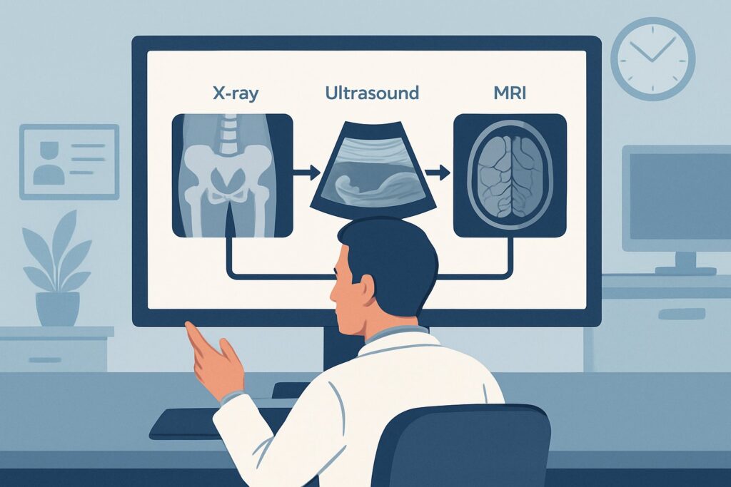 What Imaging Is Best for a Limping Child with a Suspected Hip Infection?