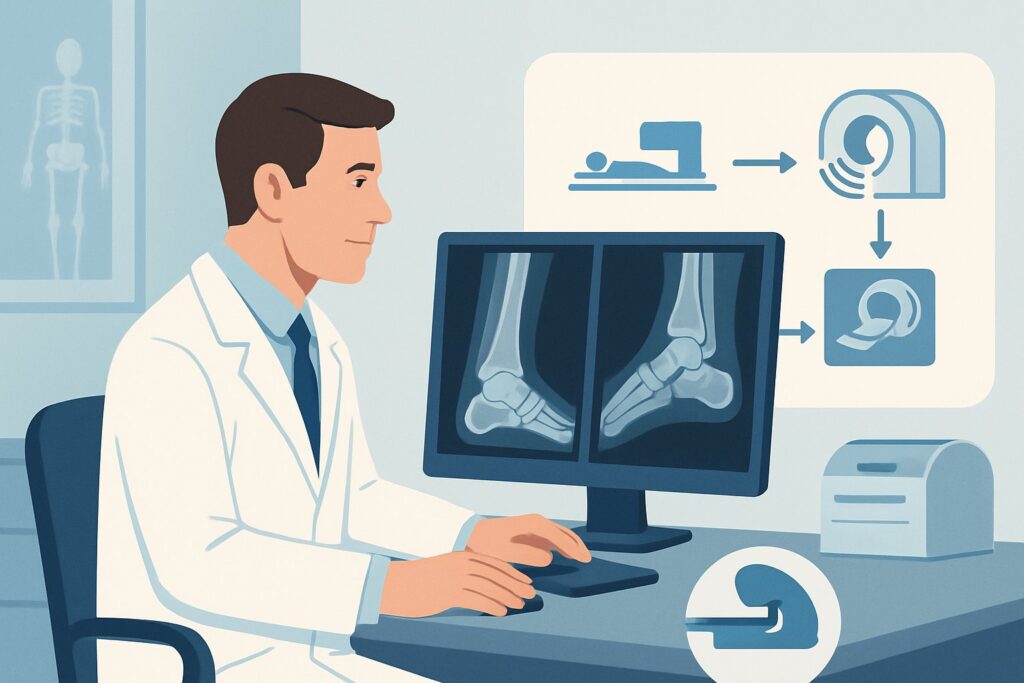 What Imaging Is Best for a Suspected Foot Foreign Body After Negative X-Rays?