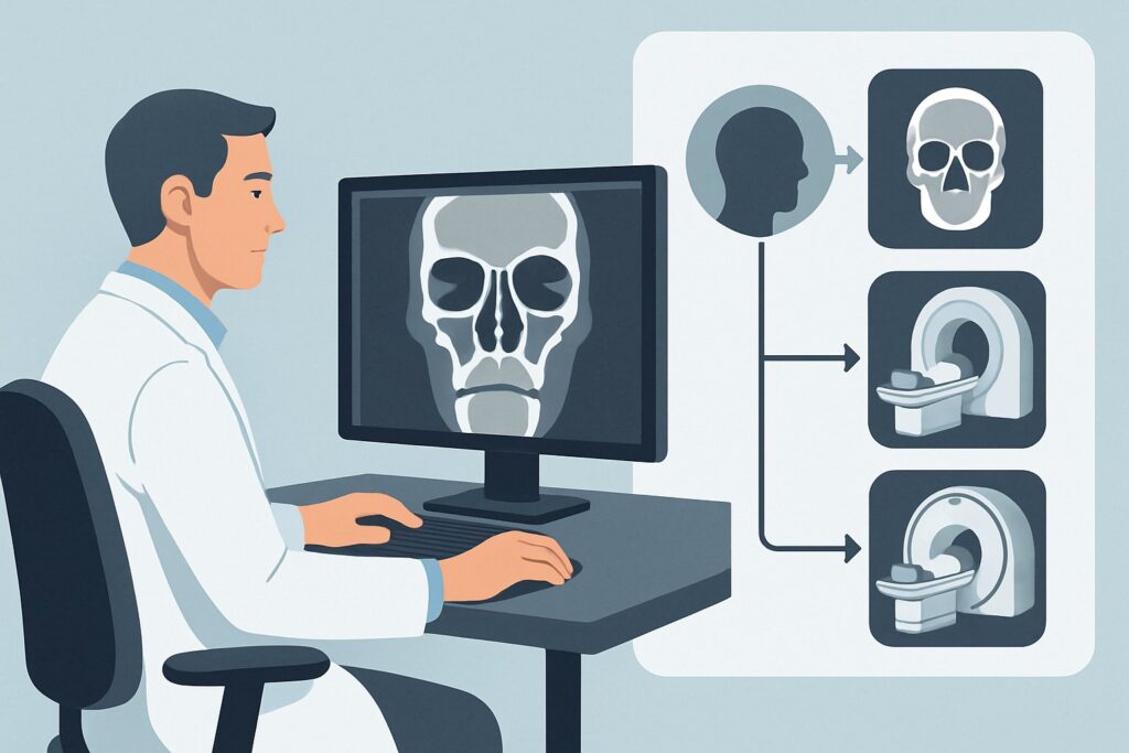 What Imaging Is Best for a Suspected Nasal Fracture After Facial Trauma?