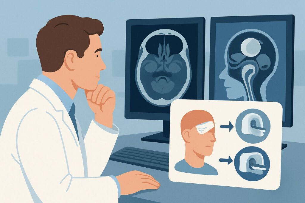 What Imaging Is Best for Acute Posttraumatic Vision Loss with Suspected Orbital Injury?