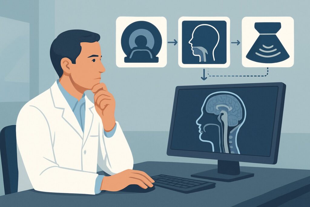 What Imaging Is Best for Oropharyngeal Pain from Suspected Glossopharyngeal Neuropathy?