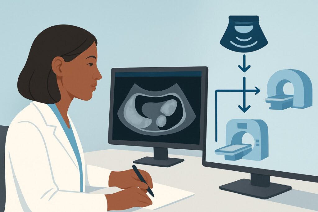 What Imaging Is Best for Ovarian Cancer Screening in High-Risk Postmenopausal Women?