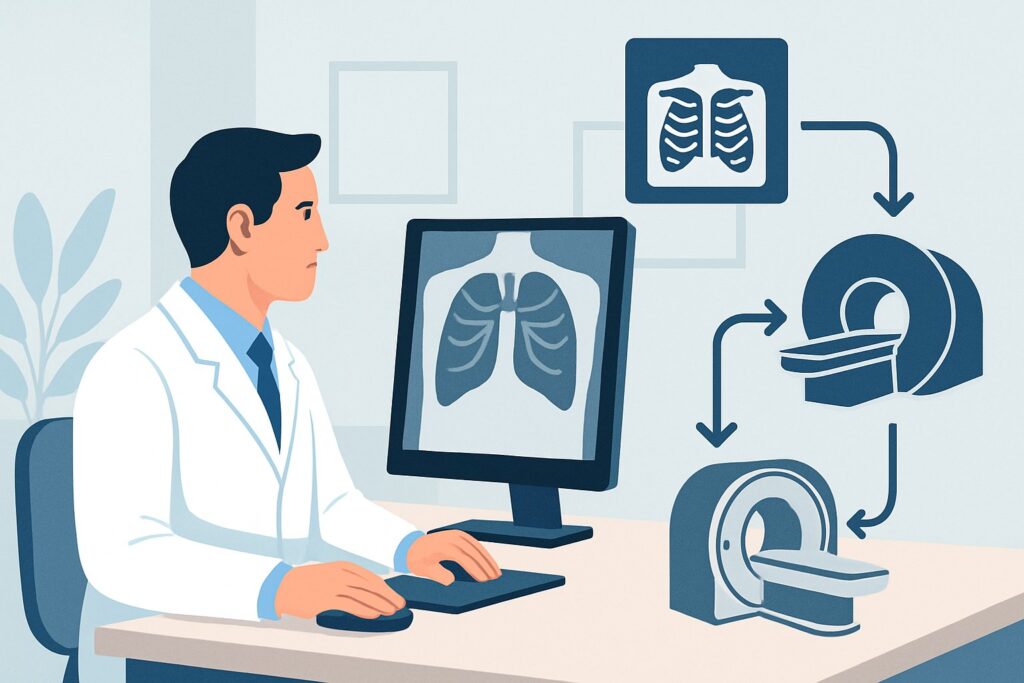 What Imaging Is Best for Routine Surveillance After Stage I-III Small-Cell Lung Cancer Treatment?
