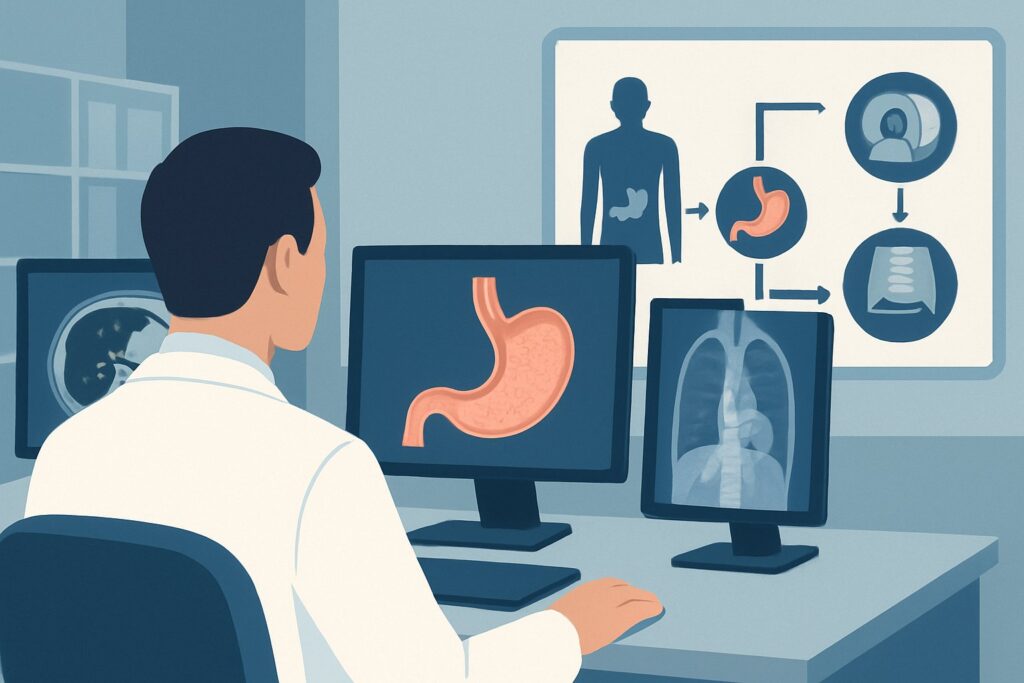 What Imaging Is Best for Surveillance of Adult Gastric Adenocarcinoma?