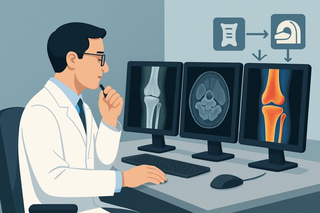 What Imaging Is Best for Suspected Osteomyelitis After Normal or Equivocal Radiographs?