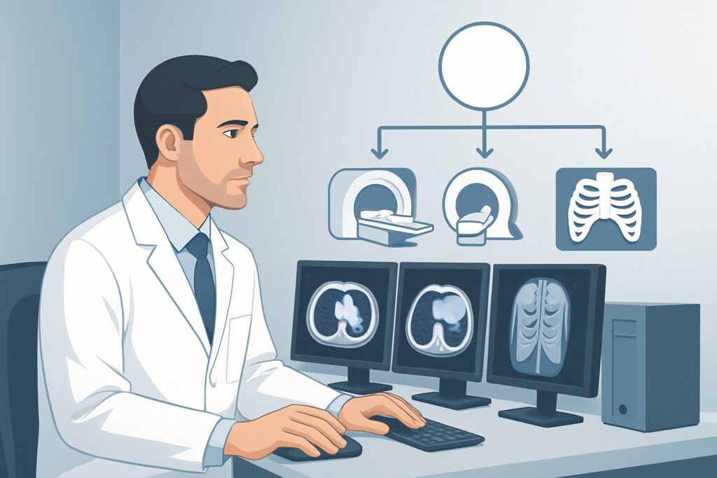 What Imaging Is Needed for Initial Staging of Asymptomatic Chronic Lymphocytic Leukemia?