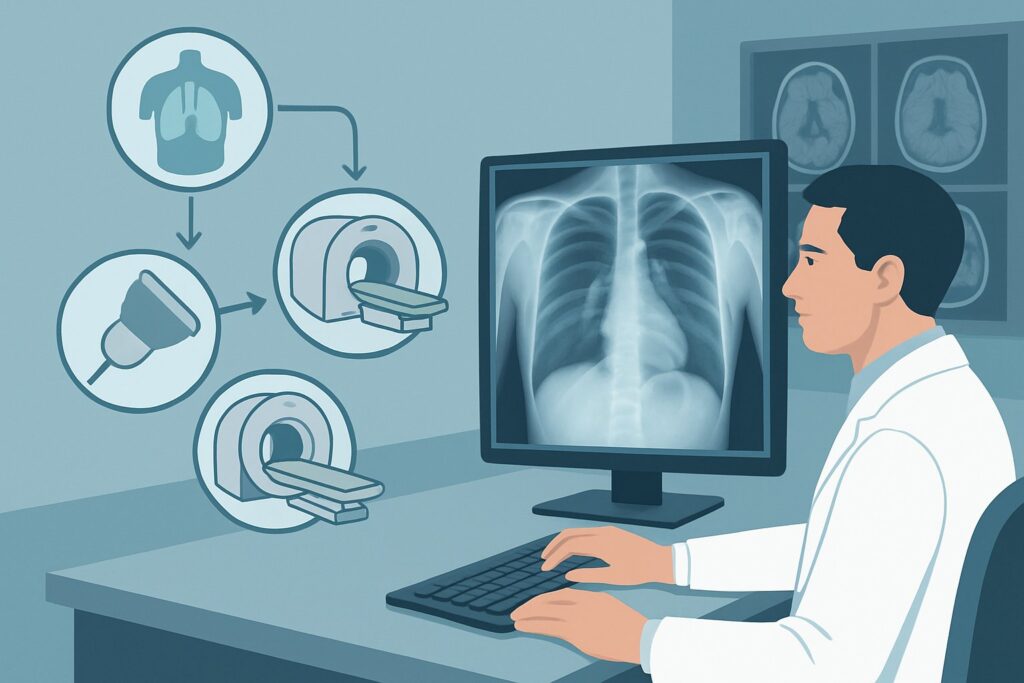 What Imaging Is Next for Sepsis with Chest Pain and a Normal Radiograph?