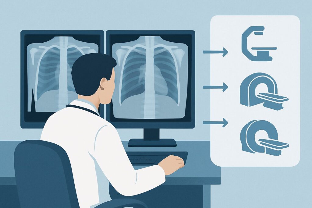 What Imaging Should You Order for a New Positive TB Test in an Asymptomatic Patient?