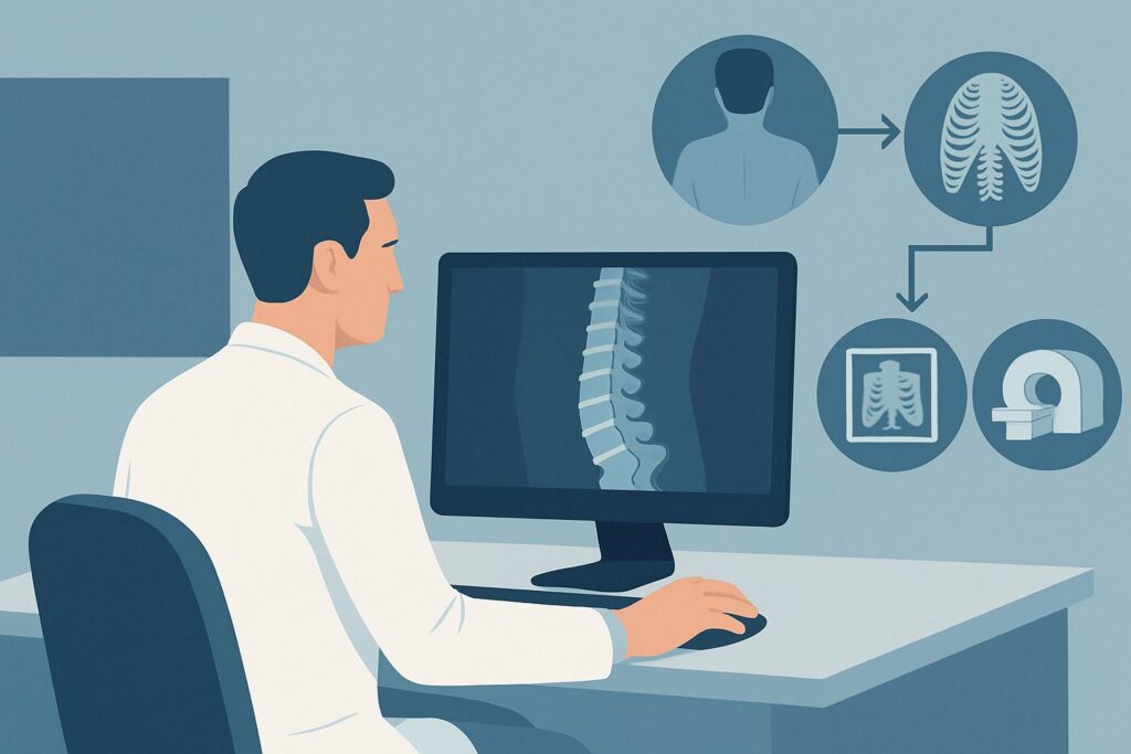What Imaging Should You Order for Chronic Thoracic Back Pain Without Red Flags?
