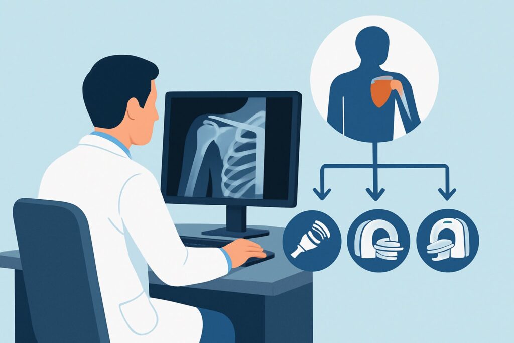 What Is the Best First Imaging Study for an Adult with Acute Shoulder Pain?