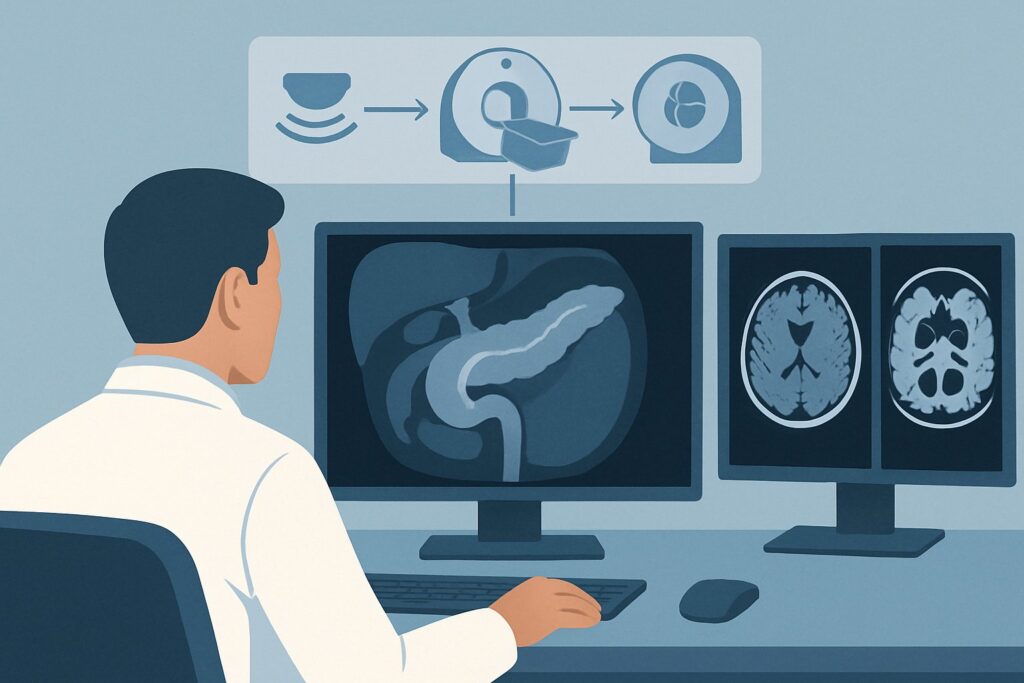 What Is the Best Imaging for Main Pancreatic Duct Dilation Over 7 mm?
