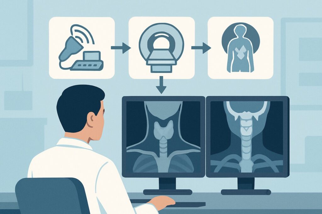 What Is the Best Imaging for Suspected Recurrent Medullary Thyroid Cancer?