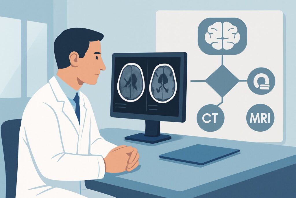 What Is the Best Imaging Workup for a Proven Parenchymal Hemorrhage?