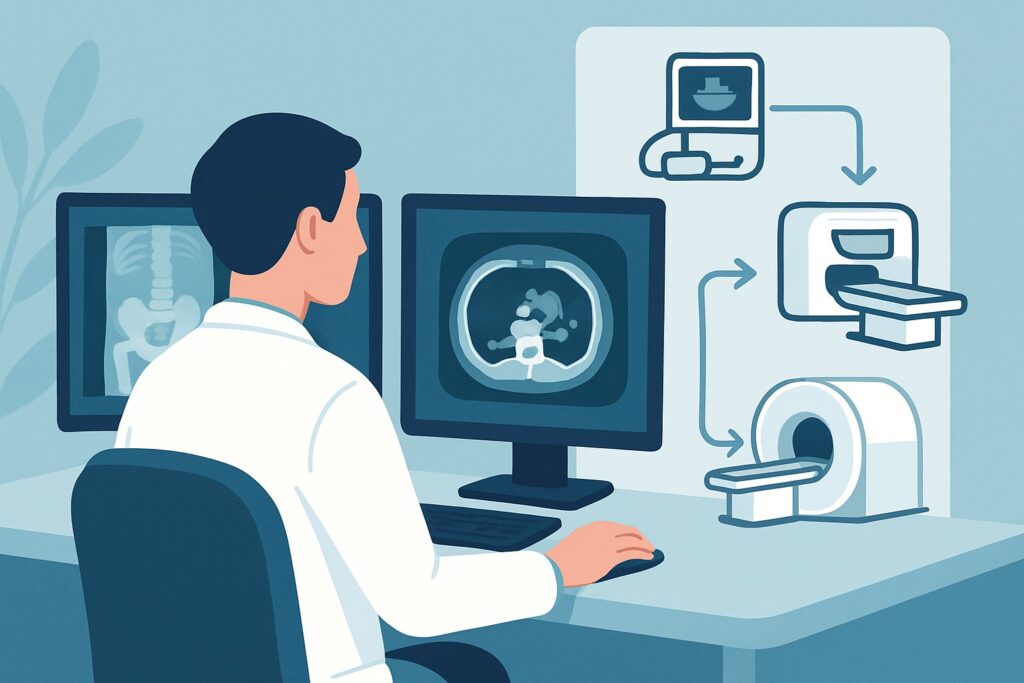 What Is the Best Initial Imaging for a Child with Suspected Post-Surgical Abdominal Pain?