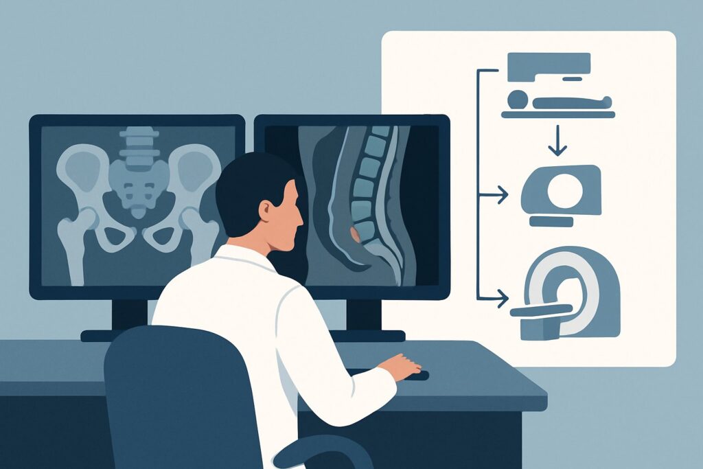 What Is the Best Initial Imaging for a Child with Suspected Sacroiliitis?