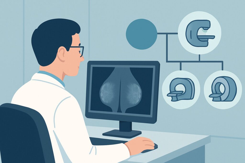 What Is the Best Initial Imaging for a New Palpable Bilateral Axillary Lump?