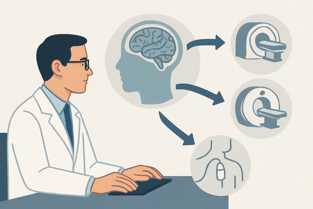 What Is the Best Initial Imaging for a Resolved Transient Ischemic Attack (TIA)?