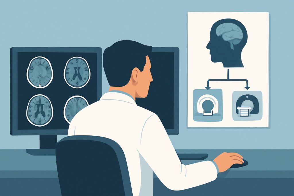 What Is the Best Initial Imaging for a Suspected CSF Leak After Head Trauma?