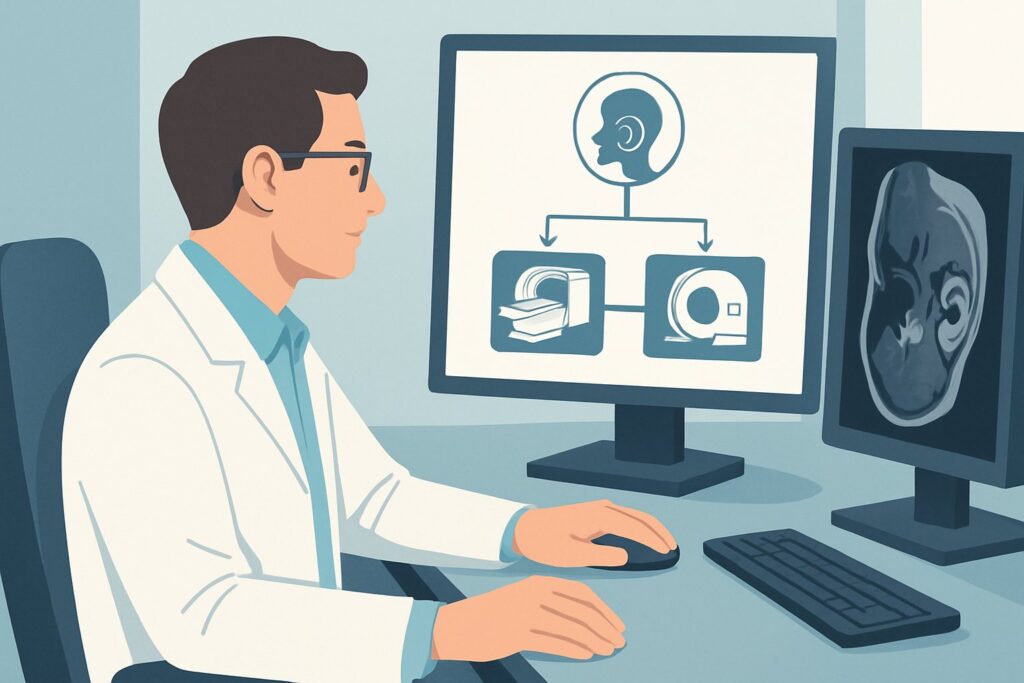What Is the Best Initial Imaging for Acquired Sensorineural Hearing Loss?