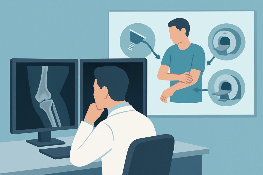 What Is the Best Initial Imaging for Acute Elbow or Forearm Pain in Adults?