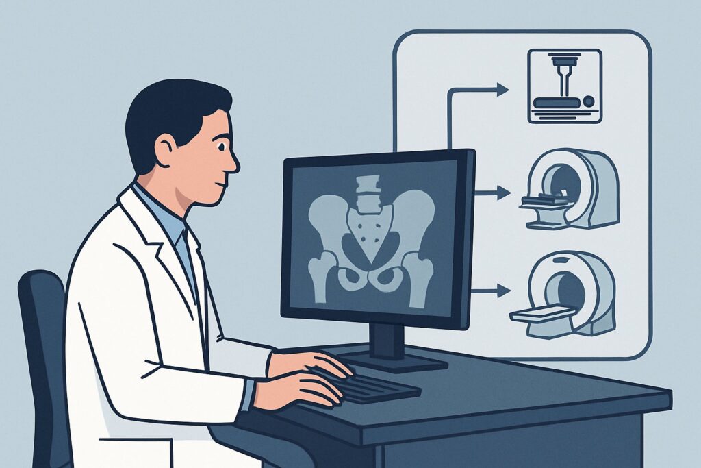 What Is the Best Initial Imaging for an Adult with Acute Traumatic Hip Pain?
