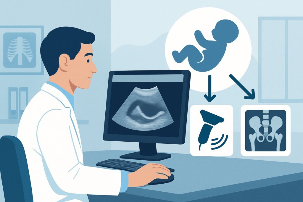 What Is the Best Initial Imaging for an Infant Under 4 Months With Signs of DDH?