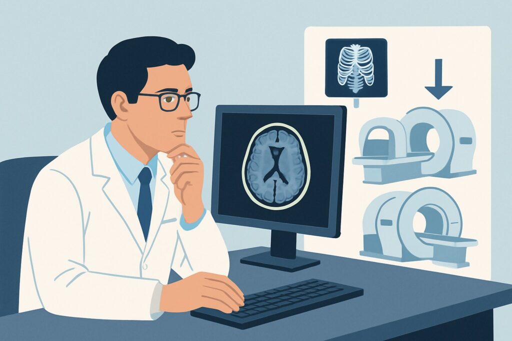 What Is the Best Initial Imaging for Chorea in Suspected Huntington Disease?