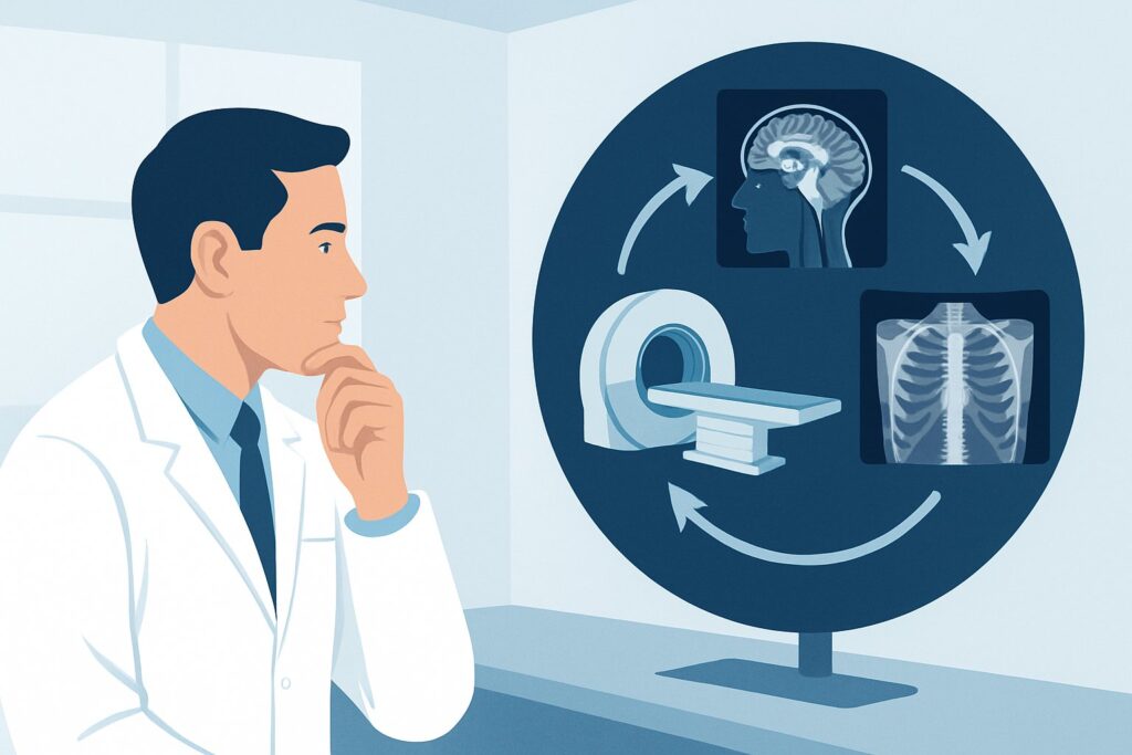 What Is the Best Initial Imaging for Nonlocalizable, Nonacute Horner Syndrome in Adults?