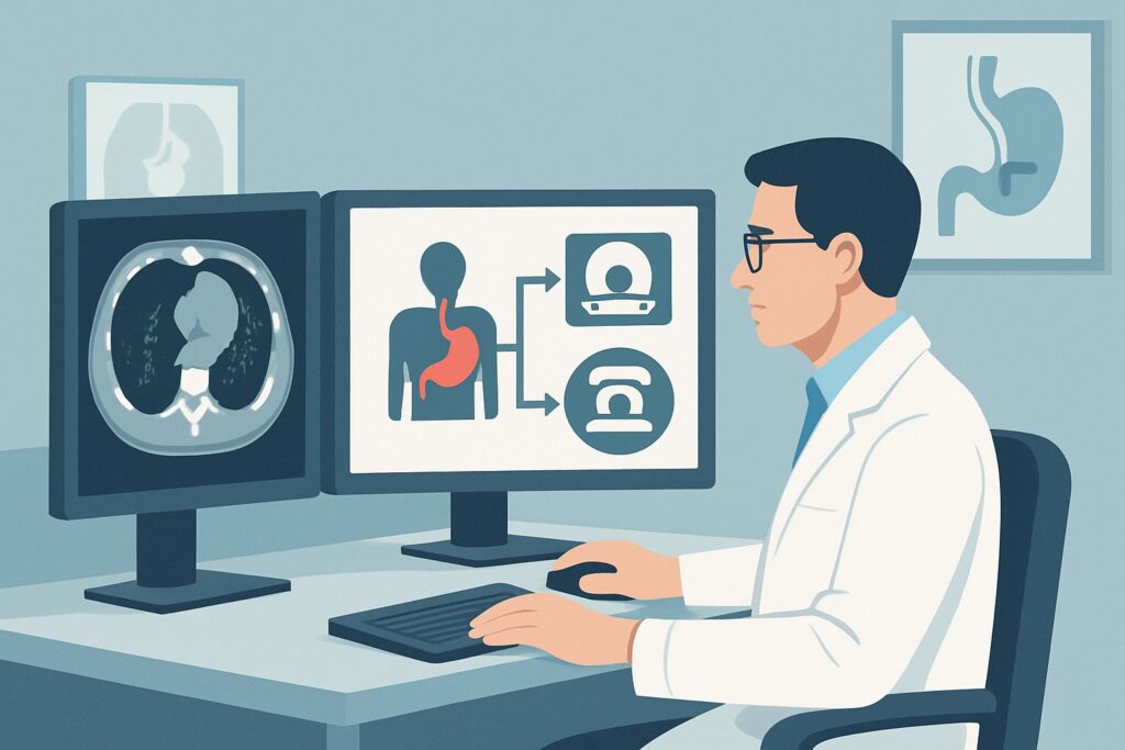 What Is the Best Initial Imaging for Postsurgical Upper GI Bleeding When Endoscopy Is Contraindicated?