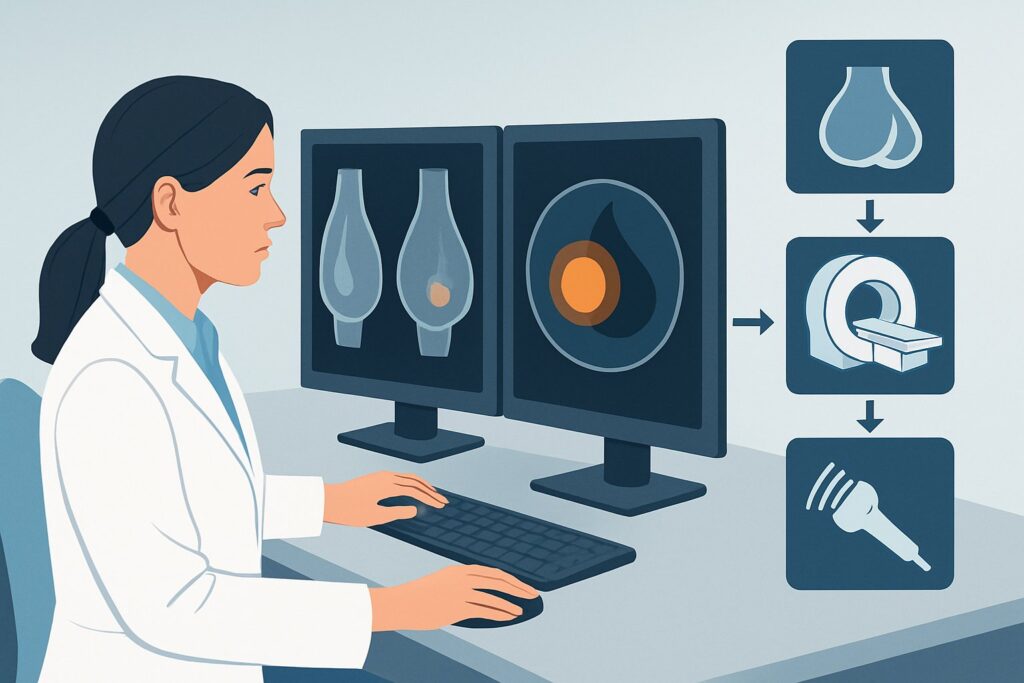 What Is the Best Initial Imaging for Suspected Breast Implant-Associated Malignancy?