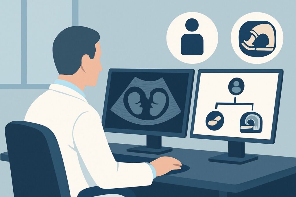 What Is the Best Initial Imaging for Suspected Multiple Gestations in the First Trimester?