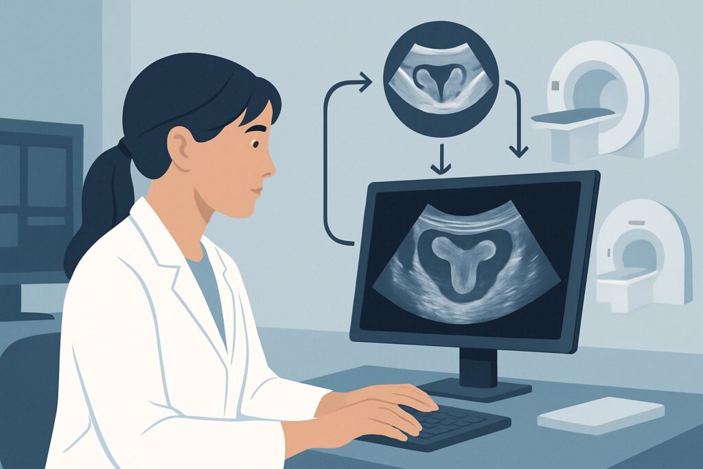 What Is the Best Initial Imaging for Suspected Pelvic Endometriosis in an Adult?