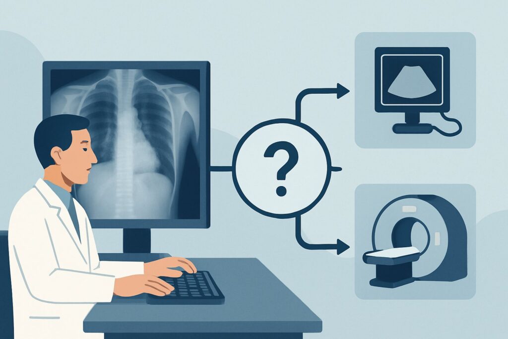 What Is the Best Initial Imaging for Suspected Pleural Effusion After Minor Blunt Trauma?
